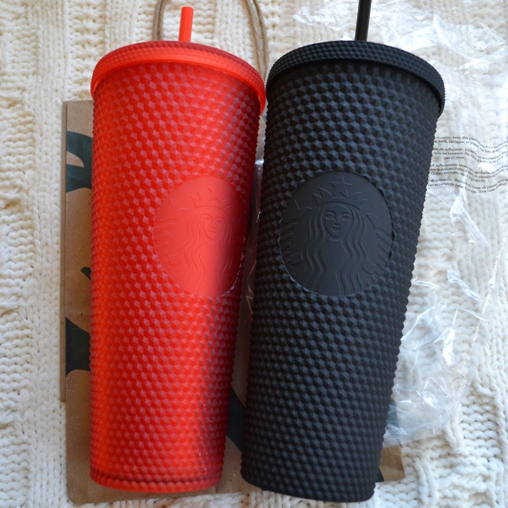 NWT Starbucks Black and Red Matte Tumblers 2021 - Picture 6 of 6